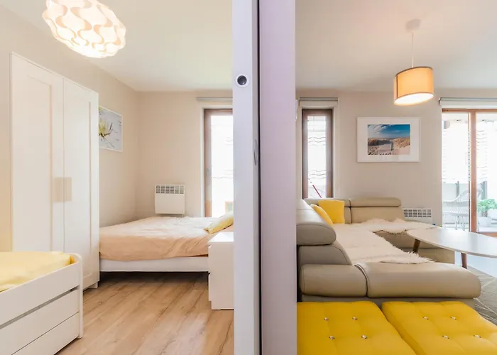 Mierzeja - Park Medium, 500 M Od Plaży, Bezpłatny Meleks Apartament Stegna (Pomerania)